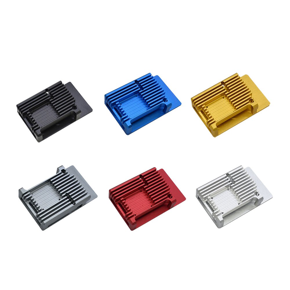 DIY Cooling Box Module Metal Shell Box Aluminum Alloy Raspberry Pi 4B high Aluminum Alloy CNC Shell Ultra-Thin Metal She