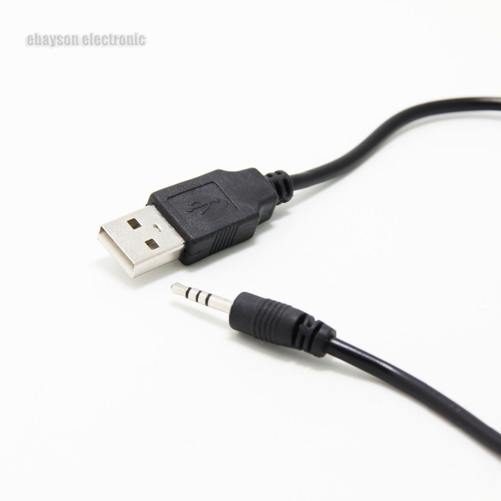 2.5mm man naar USB Een lading kabel/data voor Waterdichte Horloge Verborgen Digitale Camera DVR