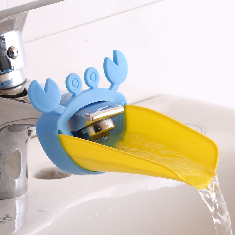 Leuke Badkamer Wastafel Kraan Chute Extender Krab Kinderen Kids Wassen Handen Handig Voor Kinderen