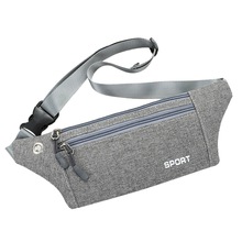 Vrouwen Mannen Multifunctionele Zakken Outdoor Sport Leisure Messenger Taille Packs Borst Zak Multifunctionele Oplaadbare Sport: Gray