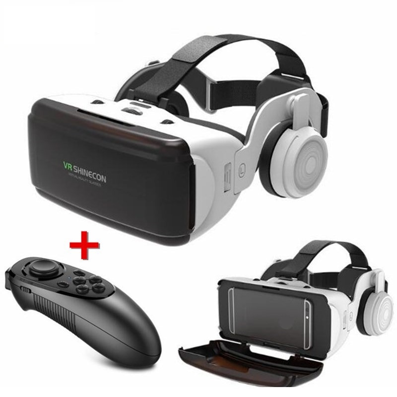 Vr Shinecon 11 3D Bril Originele Vr Virtual Reality Voor Smartphone Smartphone Headset Bril Verrekijker Video Game Wirth Lens