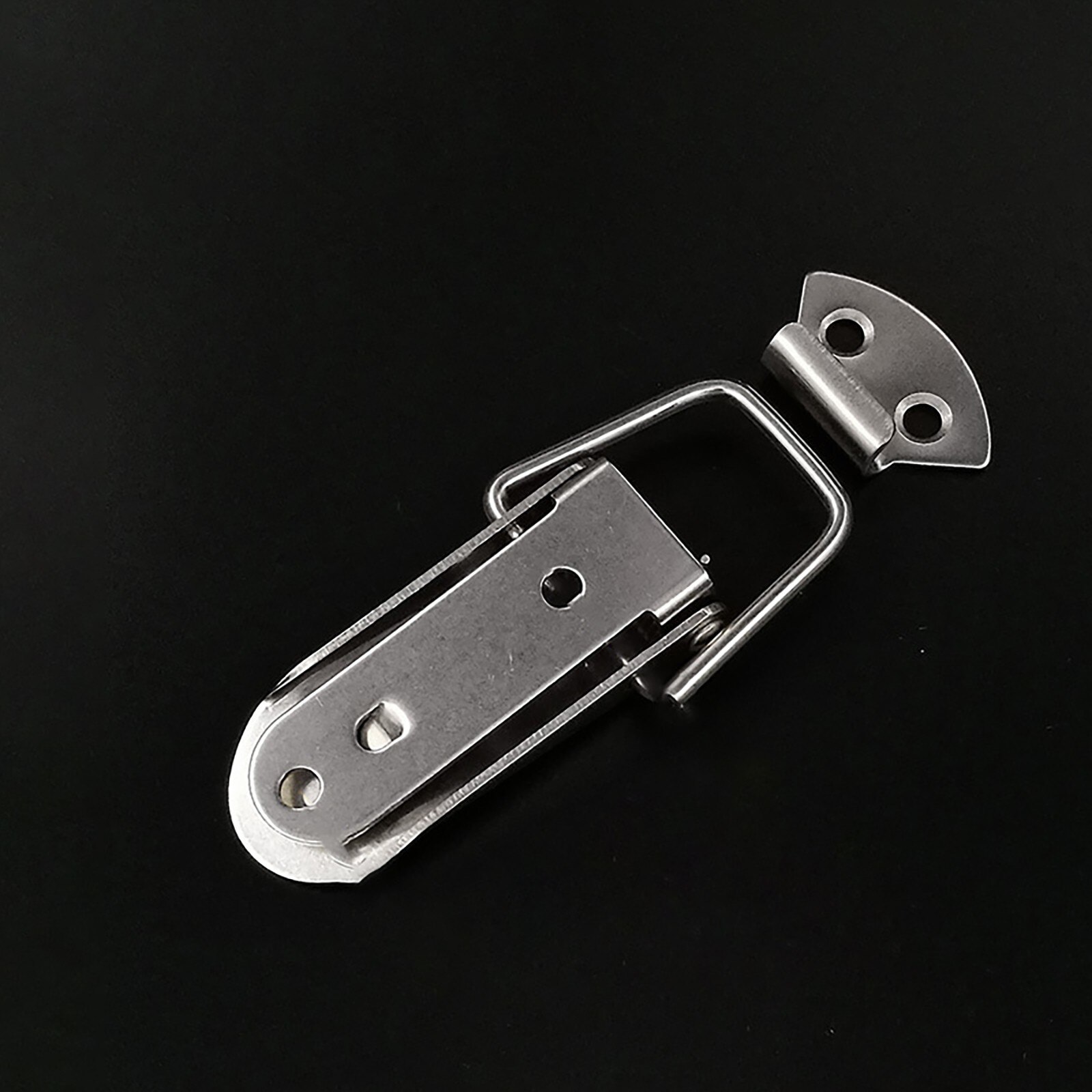 4pcs Stainless Steel Toolbox Wooden Box Buckle Fixed Decoration Lock Clasp Toggle Latch Catch Box Lock Cap #TD