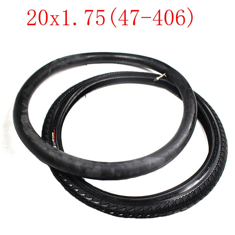 20Inch tyre for MTB Bikes Tires tubes 20x1.75 Road Cycling Bicycle Tyres inner tubes 20*1.75 Electric bicycle Tire: inner and outer tire