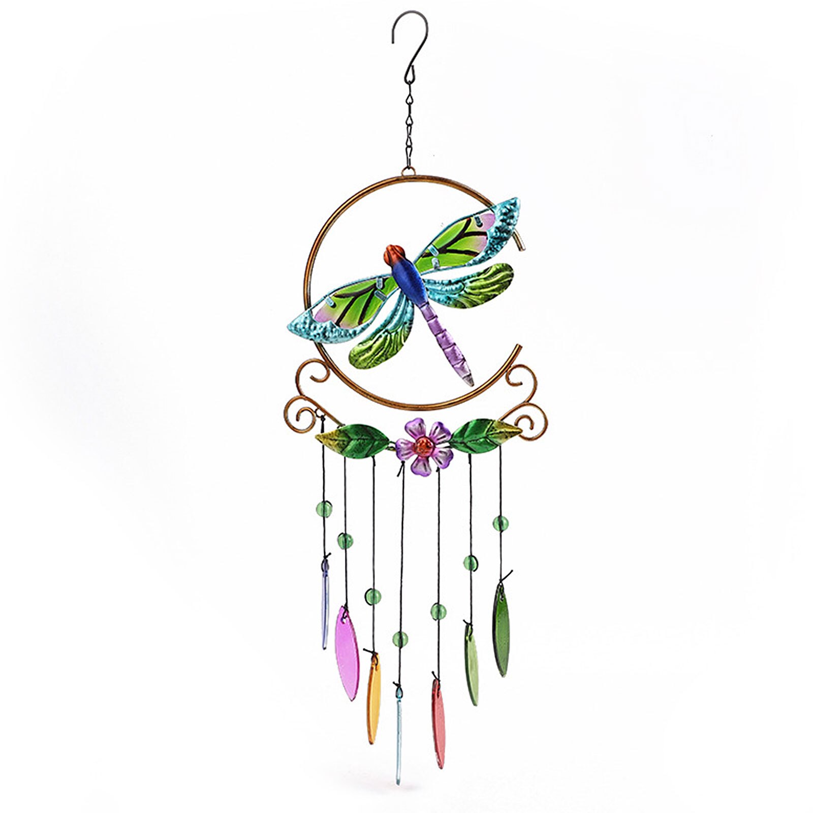5 Tuned Metal Tubes Wind Chimes Outdoor Amazing Grace Music Sound 36inch Home Pendant: style F3
