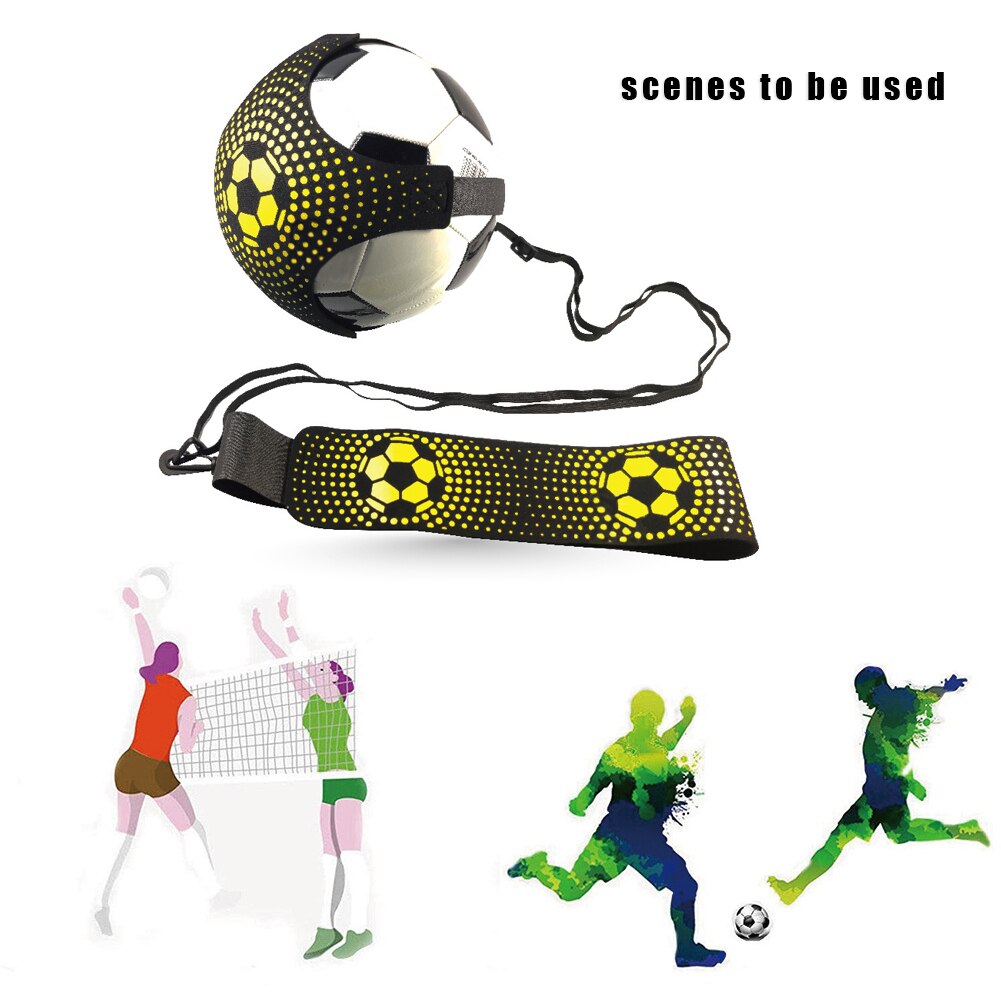 Solo FußBall trete Trainer mit Verstellbare Taille Gürtel FußBall Ausbildung Ausrügestochen für draussen ÜSpund Sport Dekoration