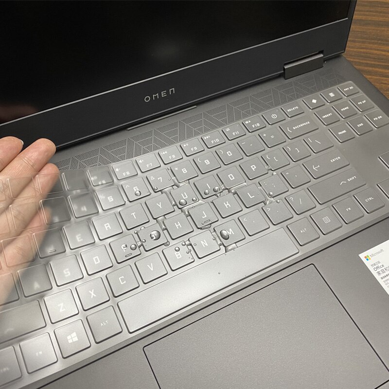For HP Omen Gaming 15-en0034ax 15-en0023dx 15-en0001ax 15-en0029nr 15-en AMD series Laptop Keyboard cover TPU skin Protector