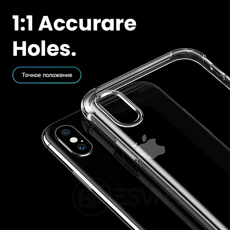 De lujo a prueba de golpes a prueba de silicona transparente funda para iPhone x XR XS 11 pro Max Coque iPhone 8 7 6S 6 Plus cubierta de protección