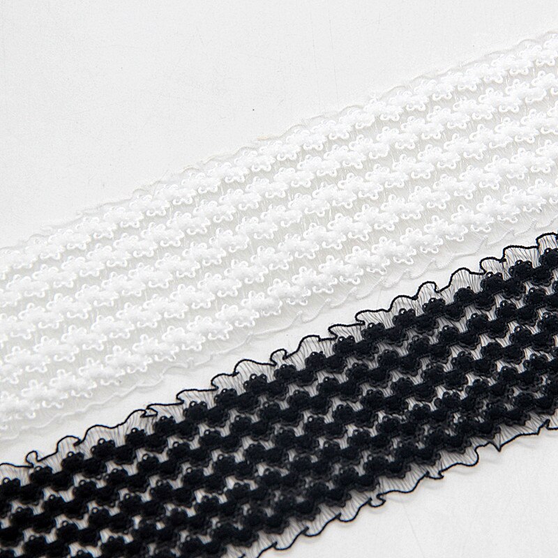 Naaien rekbare elastische band 40mm 50mm breedte wit zwart kant elastische lint tailleband ondergoed kledingstuk diy accessoires 1m