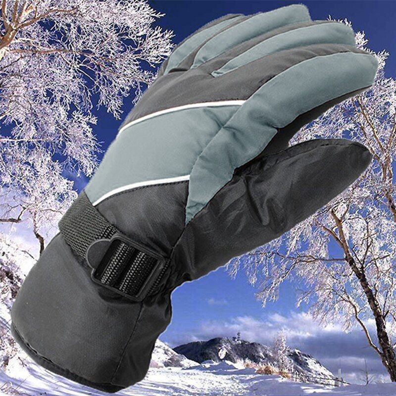 Waterdichte Winter Warme Handschoenen Mannen Ski Handschoenen Snowboard Handschoenen Motorrijden Winter Touchscreen Sneeuw Windstopper Handschoen