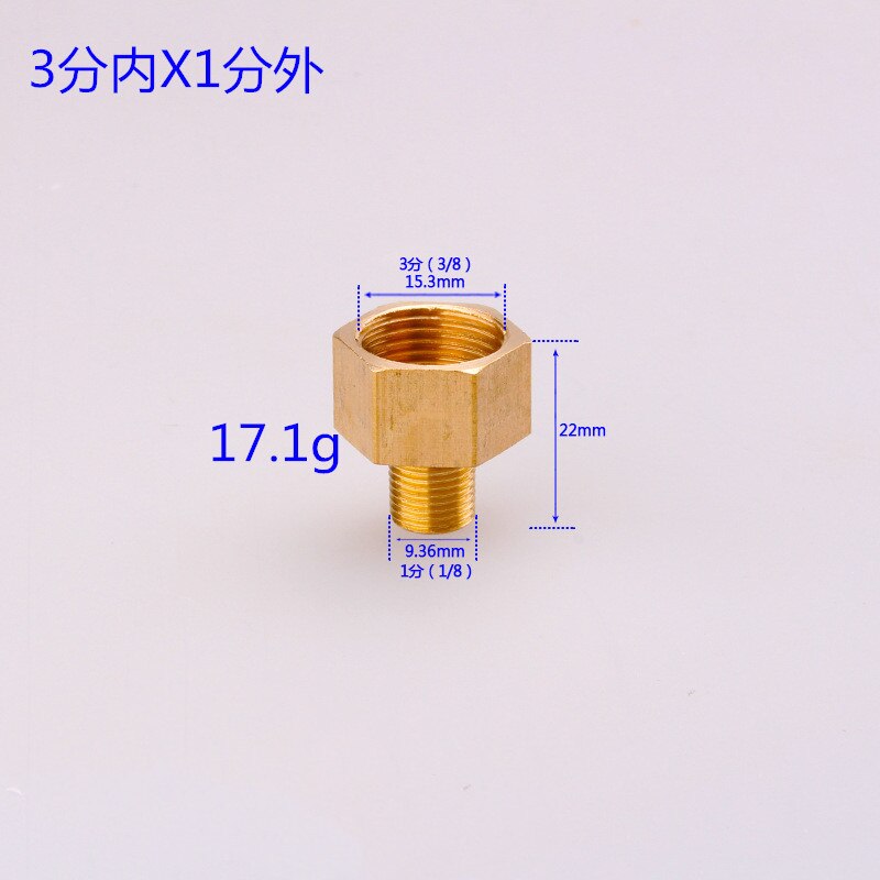 1/8 zoll 1/4 zoll 3/8 zoll 1/2 zoll männlichen gewinde Durcheinander Montage verhexen nippel anschluss BSP Außengewinde Stecker Schnell Adapter: innerhalb 3X1