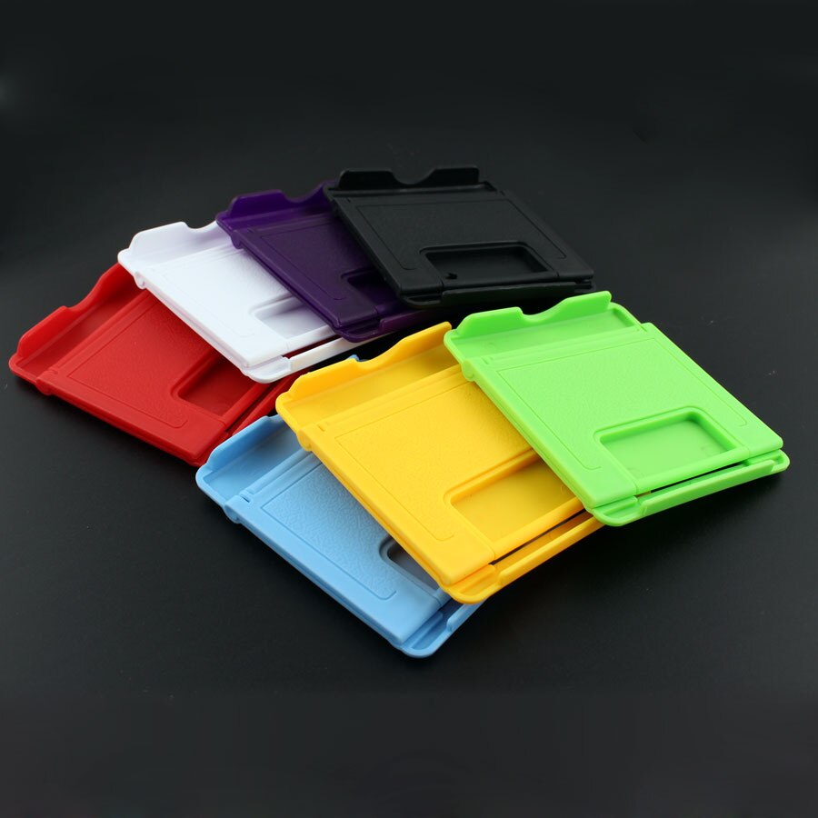 Universal sammenfoldelig mobiltelefon bordholder plast bordholder mobiltelefon holder telefon og tablet ring holder til iphone samsung
