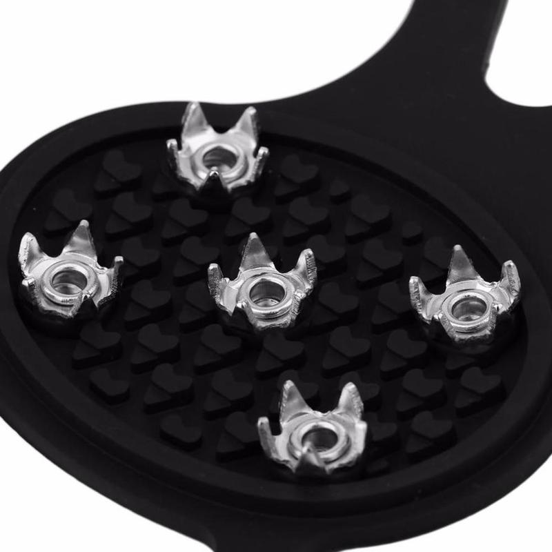 1 paar wandelschoenen, ijsgripper, antislip, spikegrip, ijskampeerschoen, ijswandelstijgijzer, klimschoen,  c0 j 9