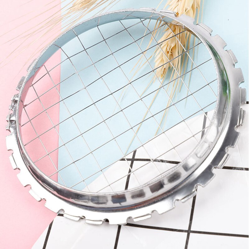 Acier inoxydable oeuf trancheuse Cutter coupe oeuf dispositif grille pour légumes salades pomme de terre champignon outils Chopper pour cuisine Chopper
