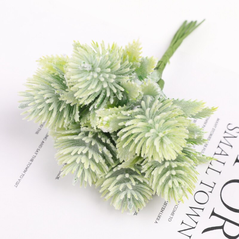 6 piezas de plantas artificiales para decoración navideña, adornos para el hogar, arreglo floral, hojas de eucalipto, lavanda, de joyería: 7