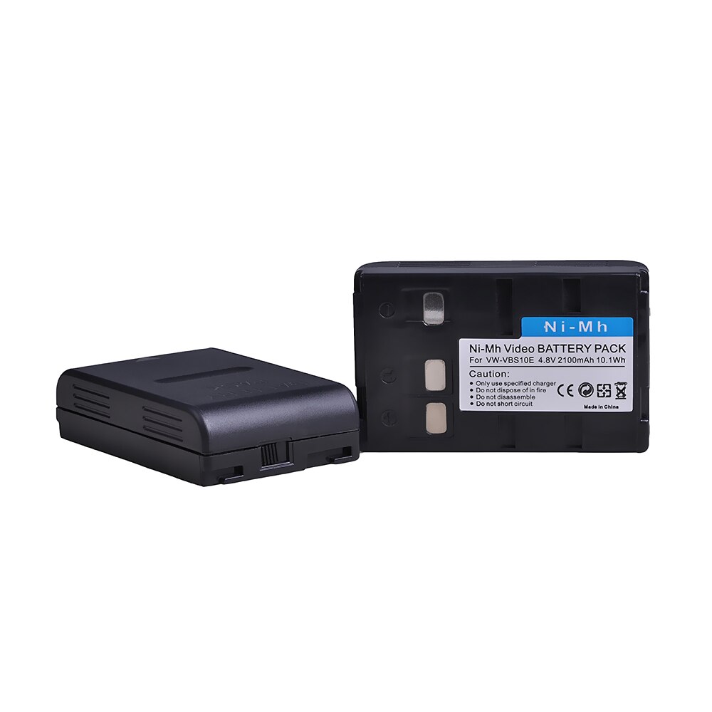 2100mAh VW-VBS10E VW-VBS10 Ni-Mh Video Battery for Panasonic NV-X100, NV-VX9, NV-VX7A VW VBS10E VBS10 HHR-V211 VSB0200 P-V211