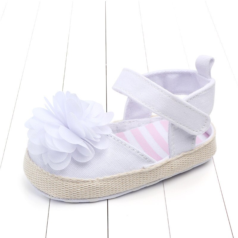 Baby Meisjes Wandelschoenen Prinses Peuter Leuke Baby Strik Bloemen Soft Sole: A / 0-6 months