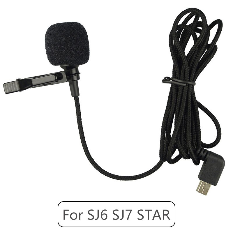 Sjcam SJ6 Externe Microfoon Mic Met Clip Voor Sjcam SJ6 Legend/SJ7 Ster/SJ360 Sport Actie Camera Accessoires: SJ7MicrophoneA