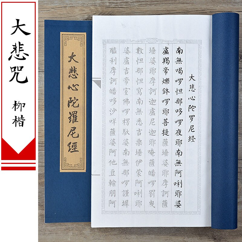 Chinese Calligraphy Copybook Running Script Scriptures Poem Copybook Calligraphy Practice Small Regular Script Copying Book: D