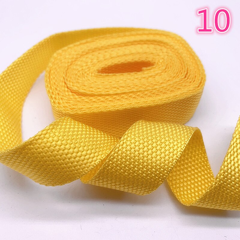 DIY 3 Yards Length 1 Inch (25mm) Width Nylon Webbing Strapping many Color: 10