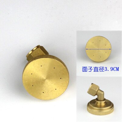 NuoNuoWell-boquilla de pulverizador de latón M14 * 1,5, protección de plantas, suministros de máquinas de lucha, accesorios de herramientas de riego agrícola: 7HOLE ELBOW