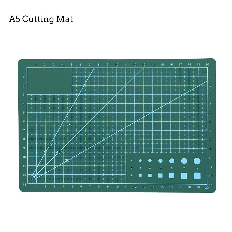 LMDZ A3 A4 A5 Double Sided Cutting Mat Cutting Board Mat Patchwork Mat Cutting Mat Patchwork Tool DIY Cutting Board 1 Pcs: A5 Green