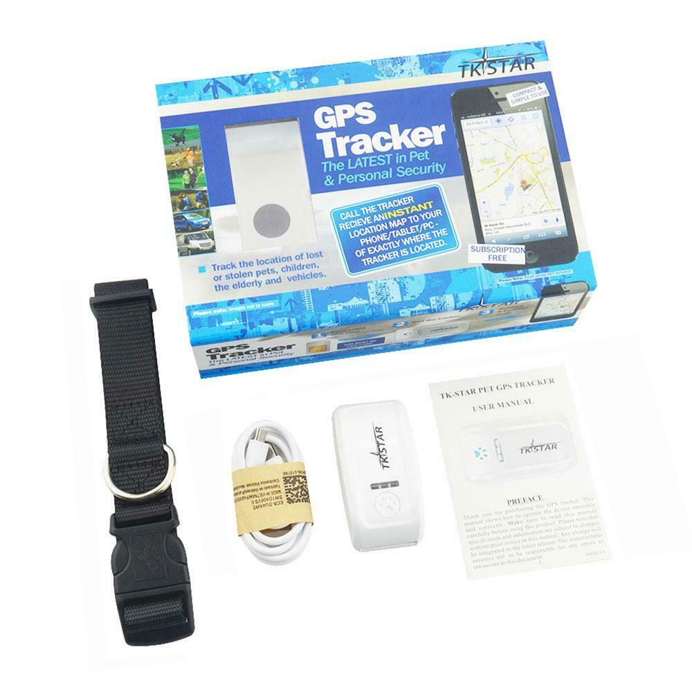 Met Doos TK909 GPS huisdieren tracker GSM/SMS/GPRS tracker Gratis App 100g2280