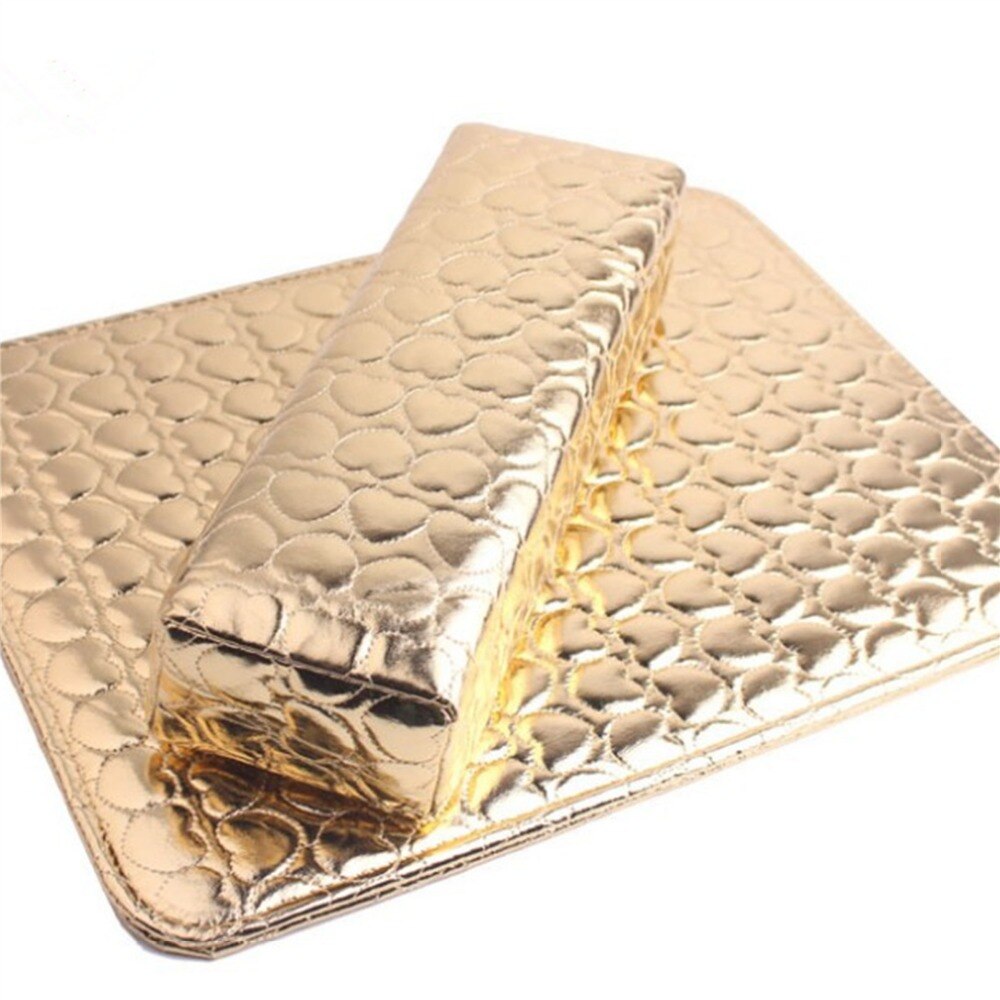 5 Kleuren Zachte Hand Rust Wasbare Hand Kussen Spons Kussen Twee Stuks Pu Lederen Kussen Kussen Manicure Tool