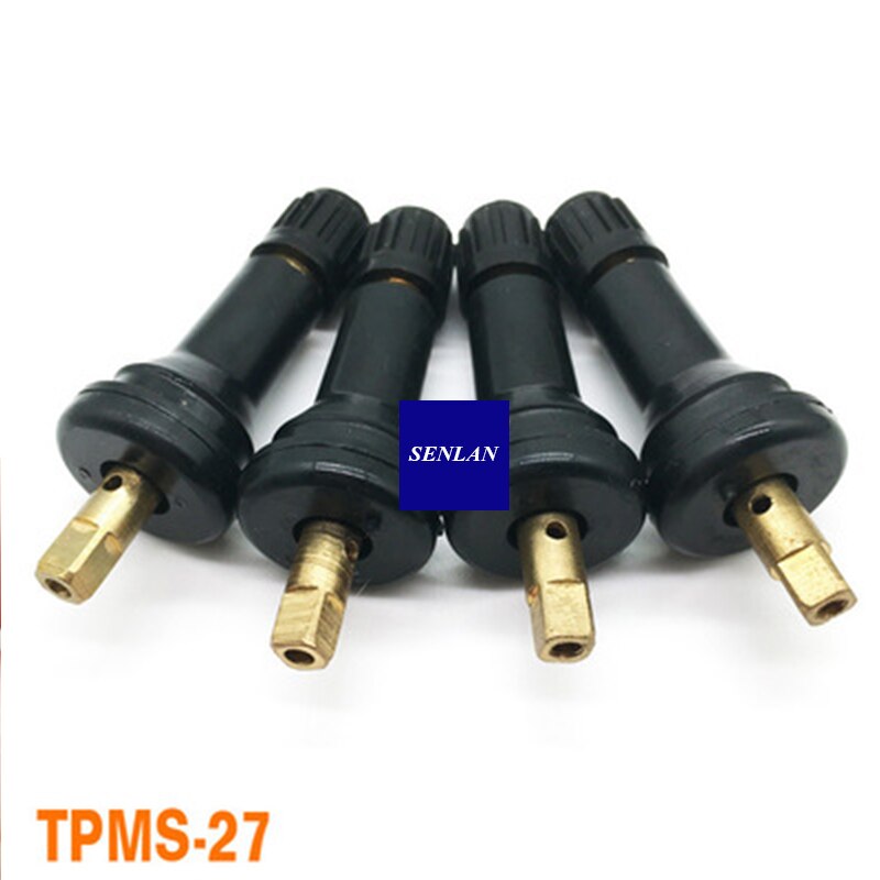 Gummi fyrkantigt däcktrycksventil för buick kia dodge ram jeep sensor ventil tpms sensor ventilspindel