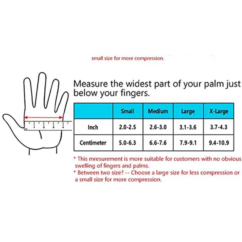 Gants de Compression en cuivre pour l&#39;arthrite, 1 paire, attelle de poignet, soulagement de la douleur des doigts, Support en Fiber de cuivre, gants de thérapie antidérapants