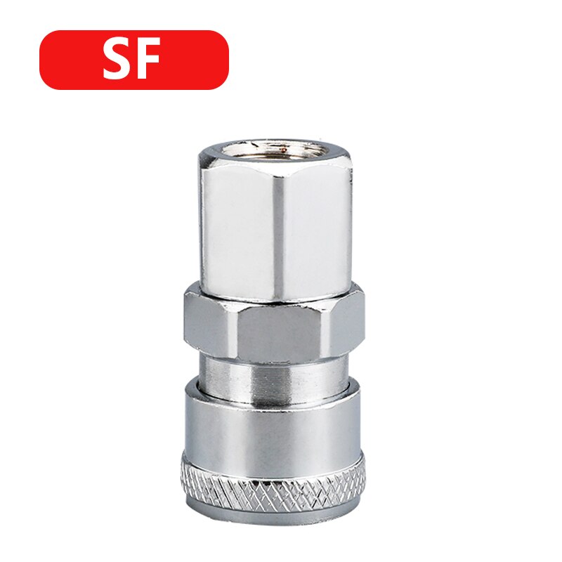 Accesorios Neumáticos tipo C, acoplamiento rápido de alta presión, manguera de compresor de aire, enchufe de acoplamiento rápido, Conector de compresor: SF / 40