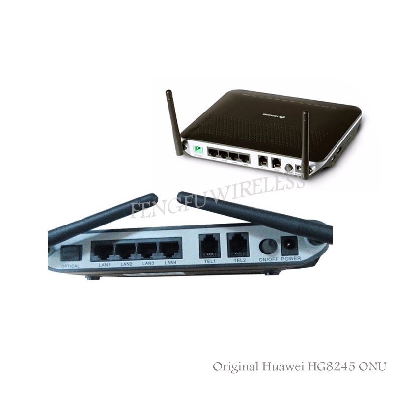 Brand HG8245 Gpon Wireles Terminal Onu, 4GE Voice 2 Poort Wifi Poort Optische Echolife Telecom Draadloze Netwerk Router