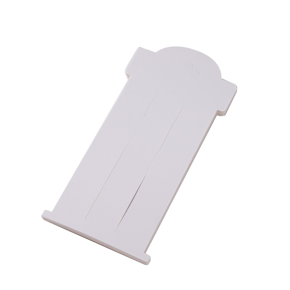 Soporte de cartón para tarjetas de exhibición, accesorio de joyería, organizador, embalaje para pequeñas empresas, Clip para el pelo, 16x8cm, 20 piezas