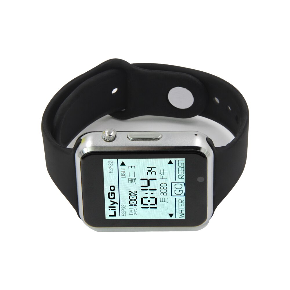 LILYGO® TTGO T-Watch ESP32 Main Chip 1.54 Inch Touch Display Programmable Wearable Environmental Interaction: Black