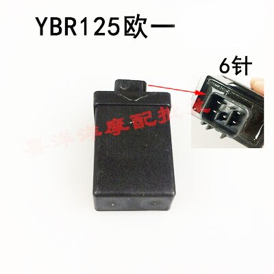 Motorcycle CDI Unit Assy 6 Pins CDI Box Ignition Trigger Spare Parts for Yamaha YBR125 YBR 125 125cc Euro I II YB125Z: Euro I
