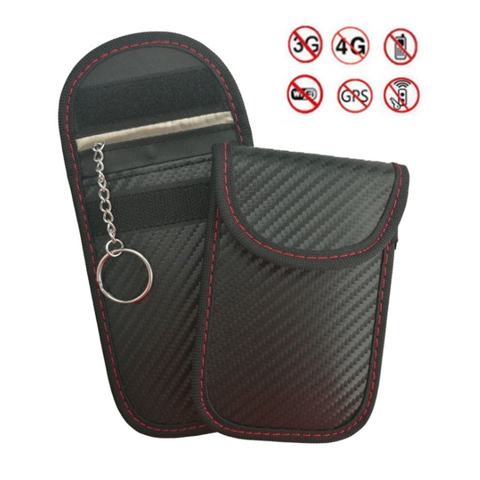 Low Price 1 PC Car Key Signal Blocker Faraday Bag Keyless Fob RFID Blocking Pouch Case