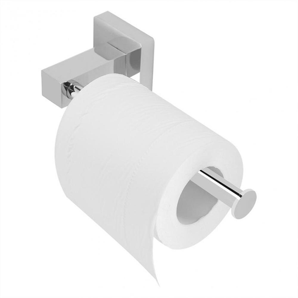 Rustfrit stål toiletpapirholder toiletpapirrulleholder toiletpapirholder papirhåndklædeholder håndklædering sæt