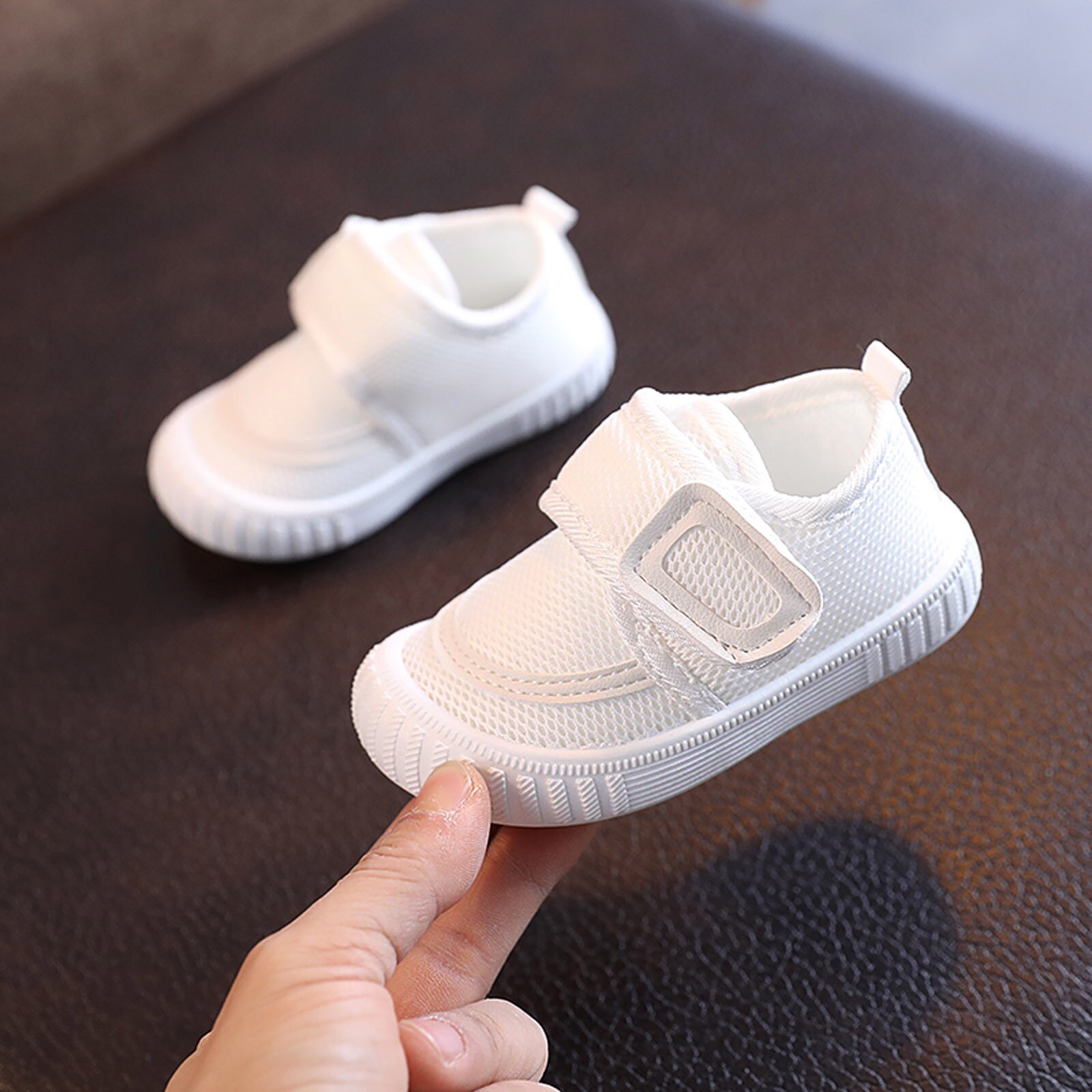 Baby Shoes Soft Breathable Toddler Children Rubber Shoes Sneaker Flying Woven Mesh Loafers Shoes Summer Solid Color Sports Shoes