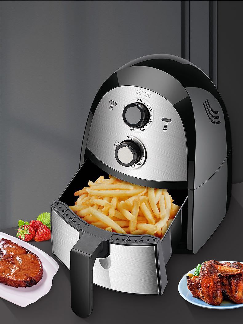 Air Deep-Fried Pot Smart Kitchen Sootless Chips Ma... – Grandado