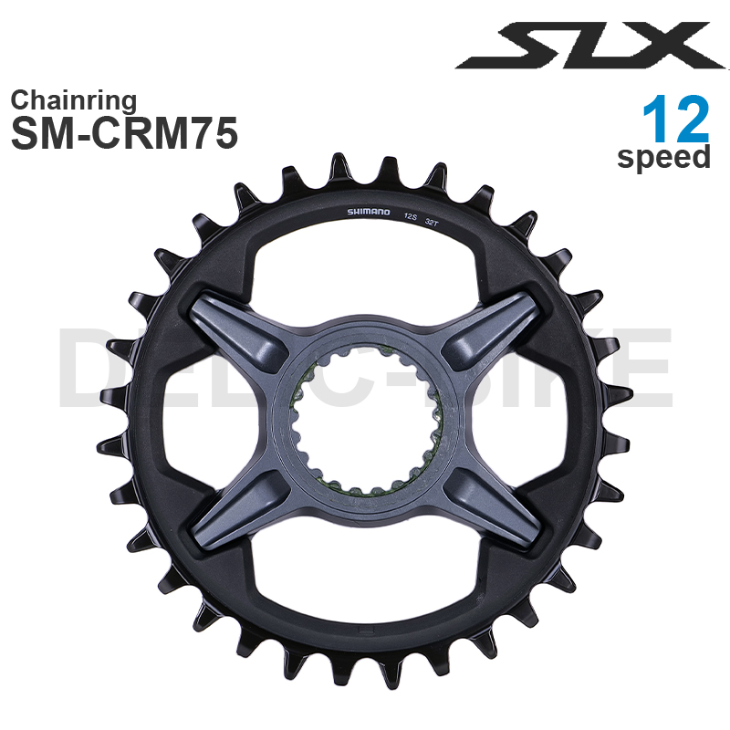 SHIMANO DEORE M6100-Plato para FC-M6100 SLX M7100 XT M8100 30T 32T FC-MT510 32T 34T y SM-CRM75 32 34T SM-CRM85 32 34 36T: Rojo