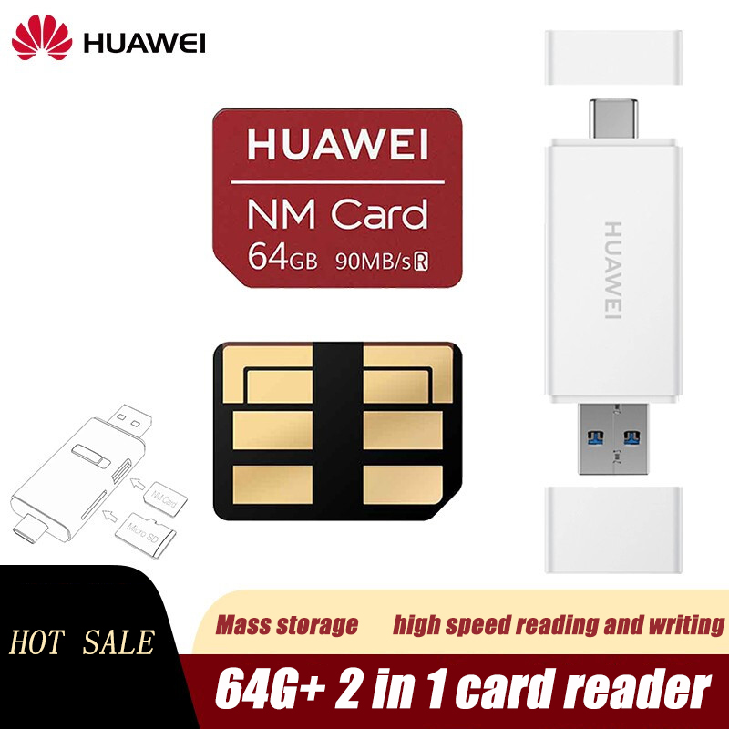Huawei Nm Geheugenkaart Originele 90 Mb/s Mobiele Telefoon 2-In-1 Kaartlezer Voor Mate30 P30 Mate20/Pro Nova5 Serie Geheugenkaart