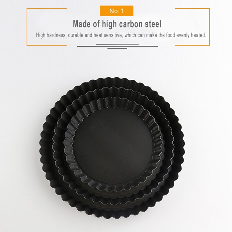 Pizza Molds Round Mold Removable Loose Bottom Fluted Heavy Duty Mold Pie Pizza Cake Round Mold Removable Loose Bottom
