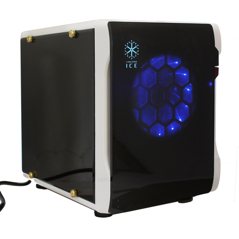 DIY Desktop Computer Case Chassis Transparent Side Mini PC Case Support Full Size Video Card HTPC Case