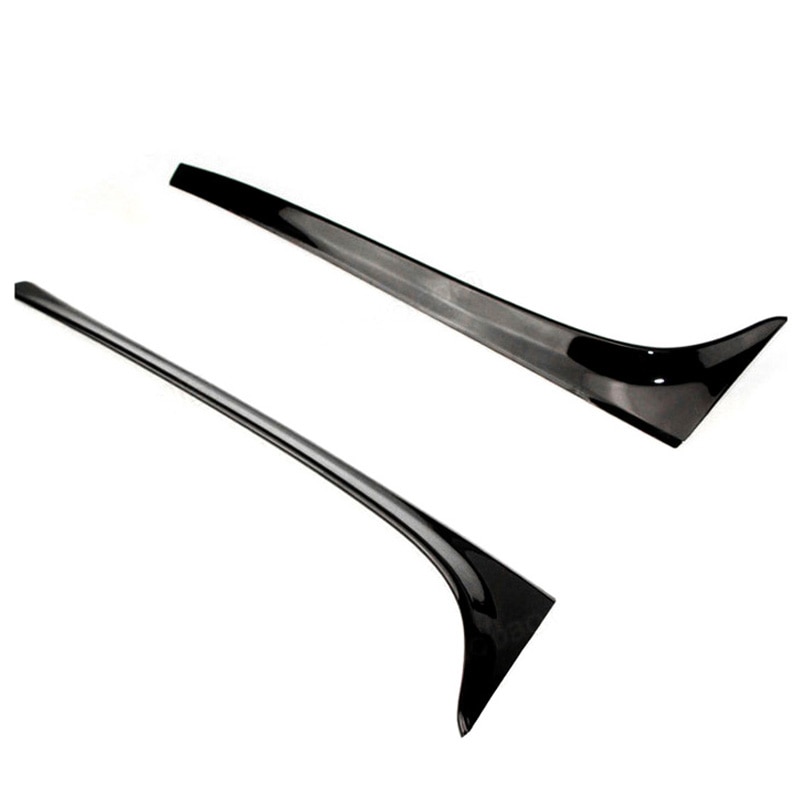 Tillbehör spoilers till volkswagen vw golf 7 mk7 abs svartmålade bakre spoiler vingar bil styling 2 st