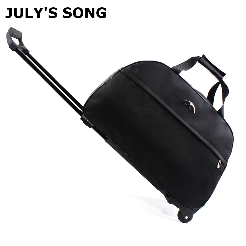 JULY'S SONG equipaje bolsas de viaje Duffle Trolley maleta rodante maleta mujeres hombres bolsa de viaje con bolsa de transporte de ruedas