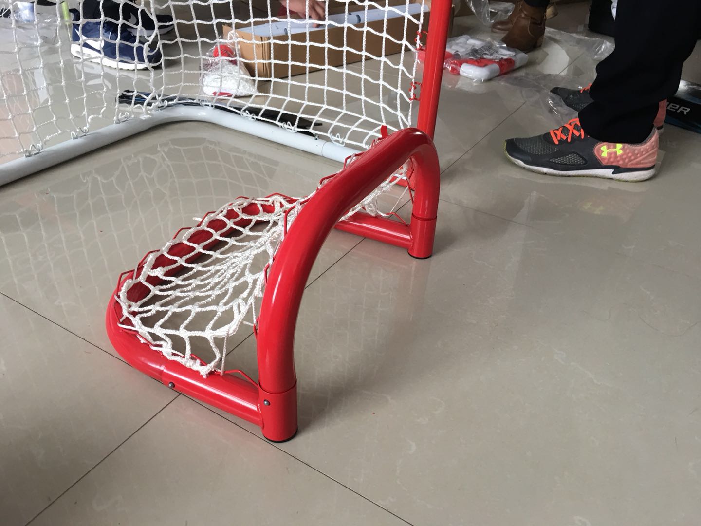PVC Polyester Mini Hockey Goal