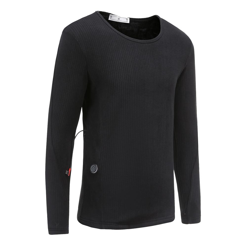 Men Women USB Electric Heated Thermal Long Sleeve 5 Areas Insulated Heating Underwear Washable Winter Skiing Warm Clothes