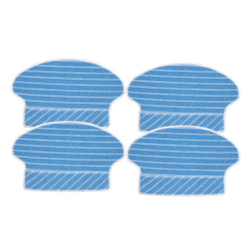 Mian roller brush mop cloth rags for Proscenic 780T 790T hepa filters Side Brushes Robot Vacuum Cleaner dust filter accessories: 4 mop