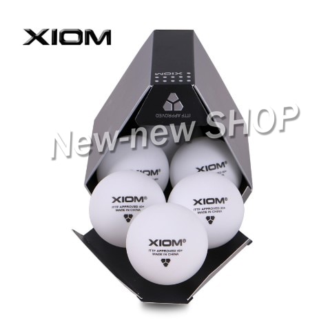 Xiom material plast 40+ mm ittf godkänd 3- stjärniga bordtennisbollar vita pingisbollar
