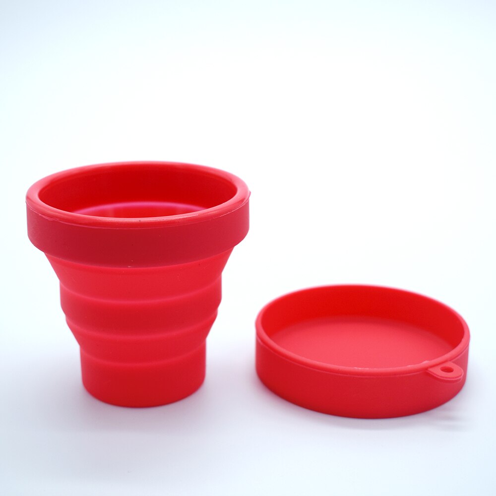 10 pièces pliable stérilisateur coupe coupe menstruelle Silicona Flexible menstruel stérilisant tasse Copa Mestrual Esterilizador pour femme: Rouge