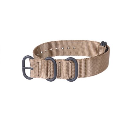Tiheä nylon ranneke 26mm nato zulu nylon kellon ranneke garmin fenix 3/3hr/5x/6x plus finesse 935 60s canvas rannekoru: Khaki-b